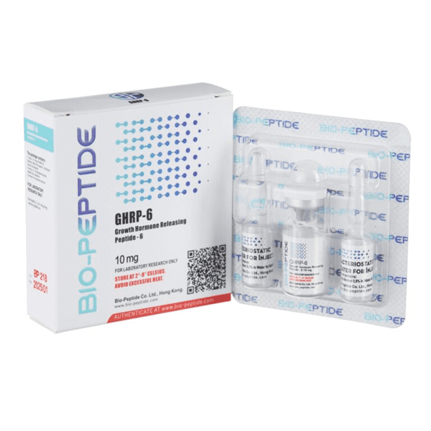 Bio-Peptide GHRP-6 (Growth Hormone Releasing Peptide – 6) 10mg